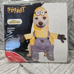 Minons Dog Pet Costume Dave Arms Spirit Size Medium Cosplay Cartoon
